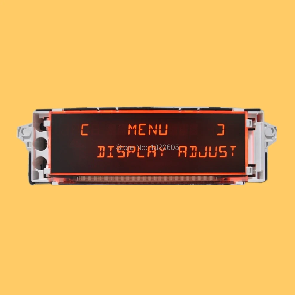 Автомобильный оригинальный экран с поддержкой USB AUX дисплей красный монитор 12