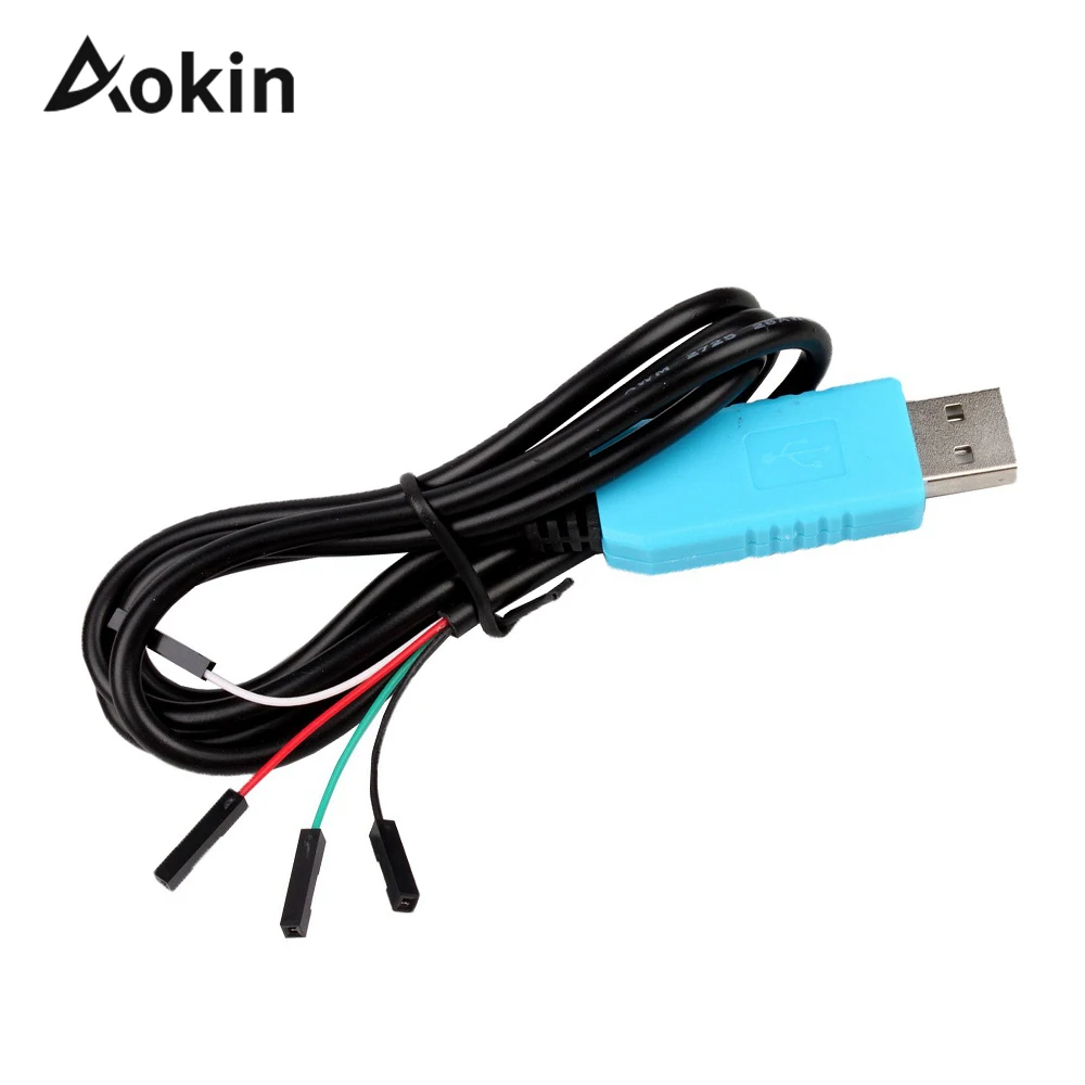 

PL2303 TA USB TTL RS232 Convert Serial Cable PL2303TA Compatible with Win XP VISTA 7/8/8.1 for Raspberry Pi USB Programming USB