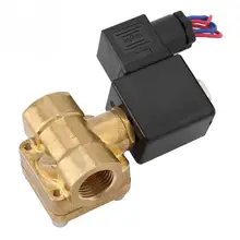 G1/" Соленоидный клапан N/C обычно латунный Электрический Соленоидный клапан valvula 2-ходовой мембранный Соленоидный клапан гелиевый газ