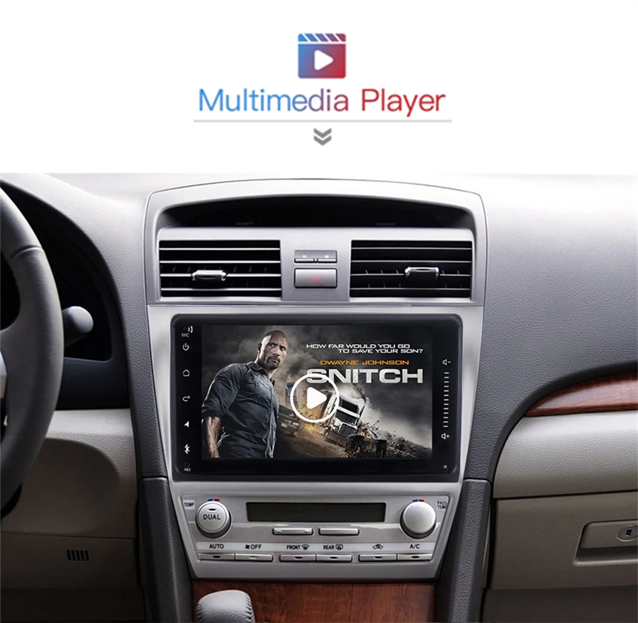  9 inch Auto radio Android 8.1 Quad Core RAM 1GB ROM 16GB Touch Screen GPS Navigation Car Stereo Rad