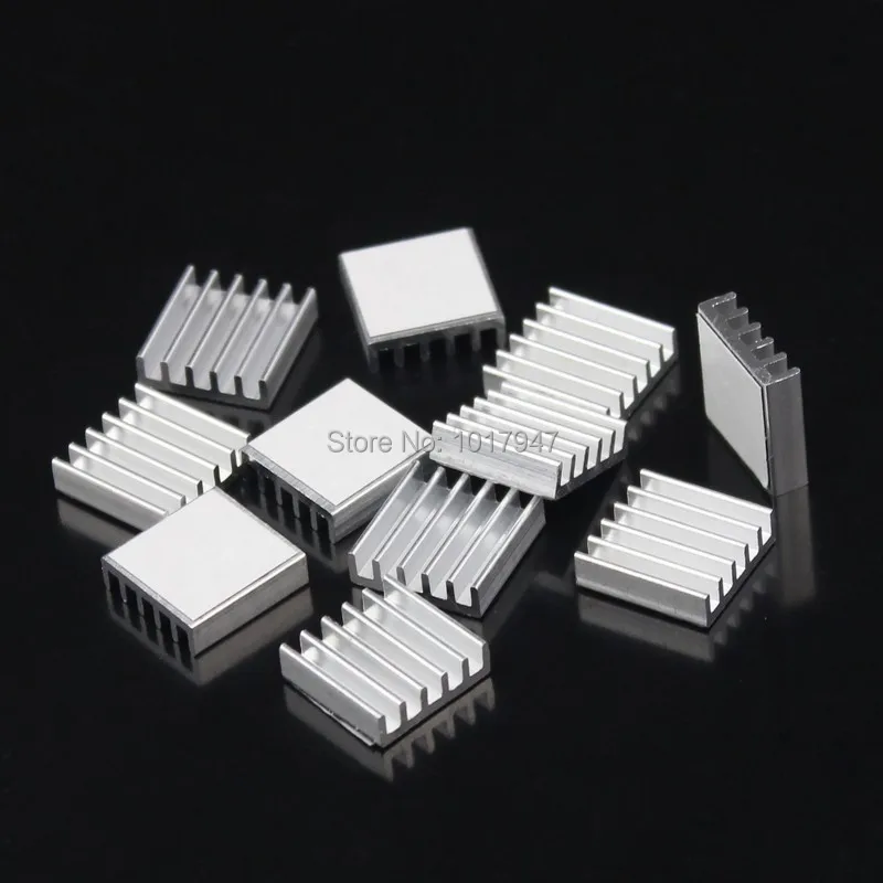 Dissipador de Calor Condutora para Refrigerar a Microplaqueta de Memória do Refrigerador 14x14x4mm de Alumínio Pces Lote Fita Adesiva ic 500 14mm - Imagem 5