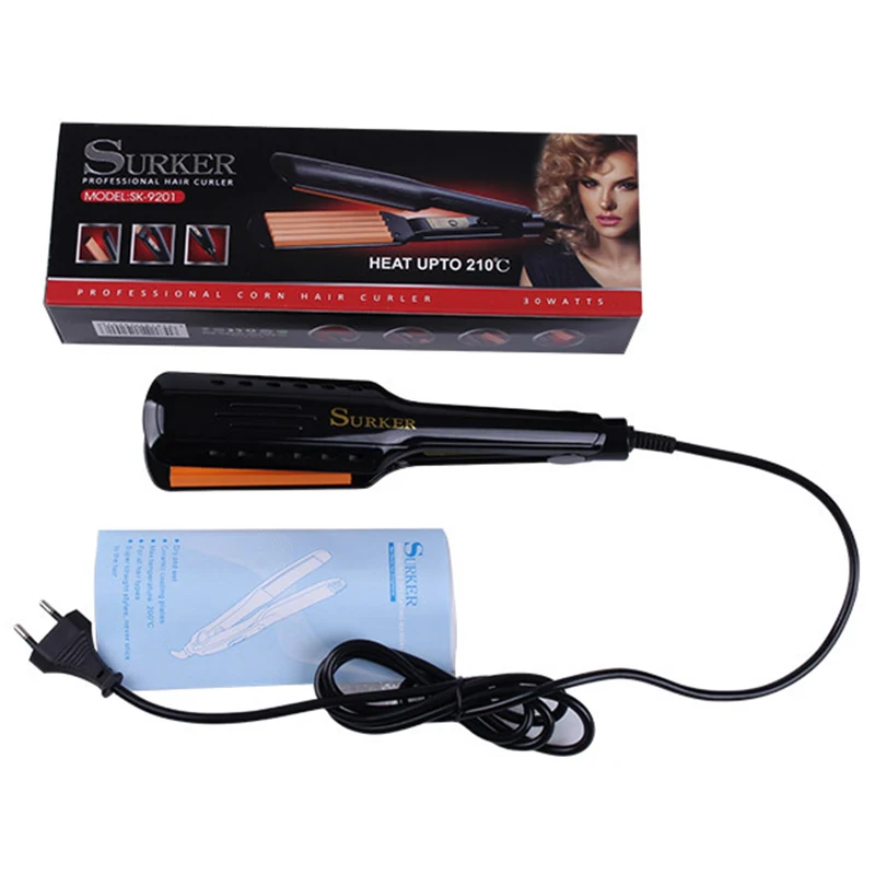 SURKER SK 9201 профессиональные щипцы Керамические Гофрированные бигуди Плойка для