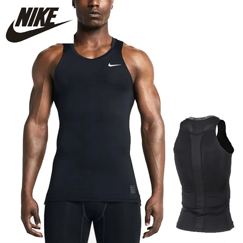 Nike PRO CORE COMP баскетбольные тайтсы без рукавов компресс жилет дышащий Быстросохнущий порты одежда - изображение