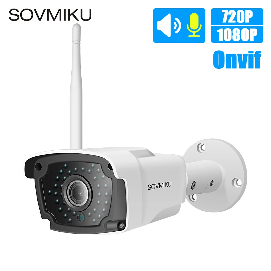 

WiFi Outdoor Security Camera 720p 1080p Cloud Camera Wireless IP Metal Waterproof Night Vision Surveillance System Two-Way Audio