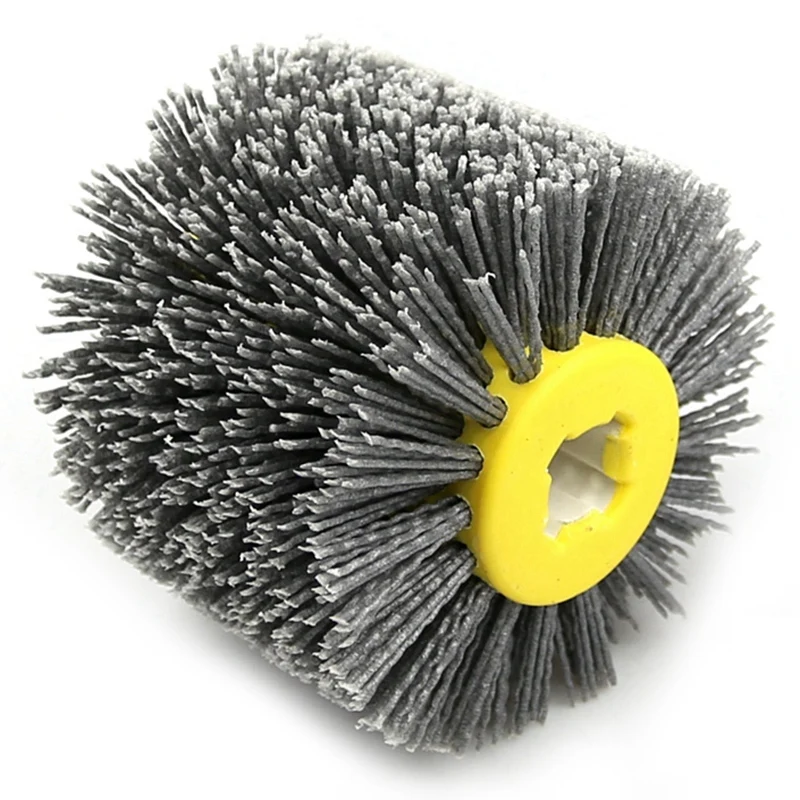 1 Pcs Nylon Abrasive Wire Dupont Drum Polishing Wheel Electric Brush For Woodworking Metalworking