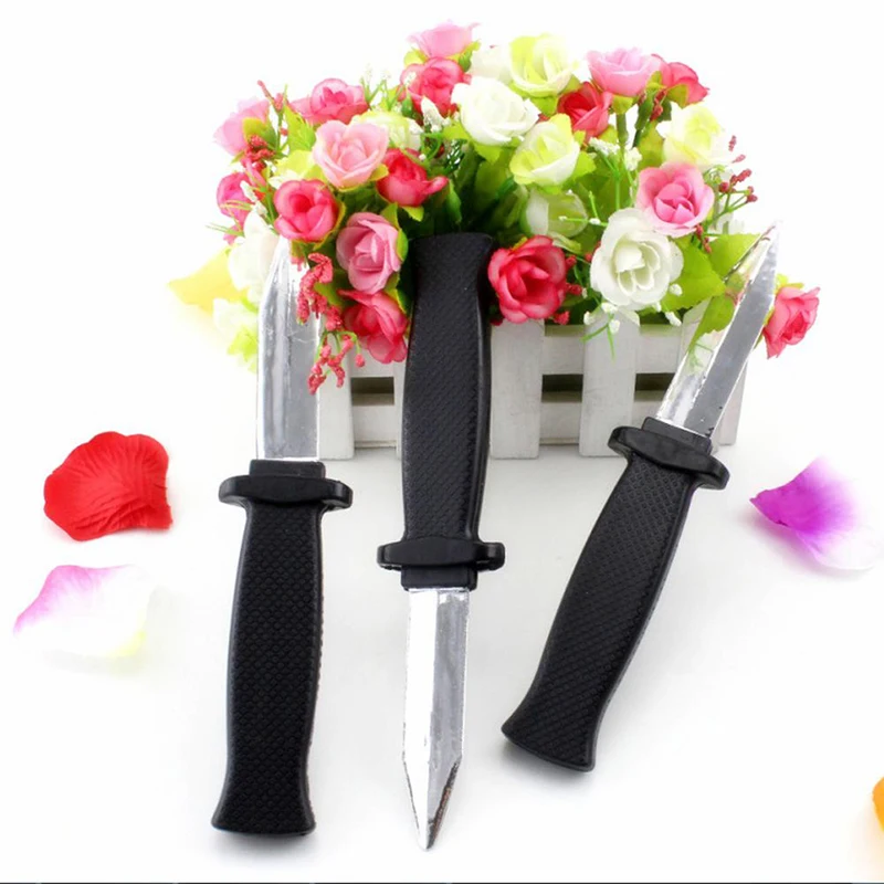 

Prop Fake Gag Trick Dagger Knife Toys Retractable SLIDE Funny Fool'S Day Telescopic Bayonet IN Blade Fun Joke Prank Halloween