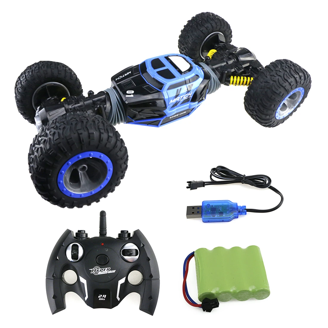 

Rowsfire 1:8 2.4g 4wd Rc Super Big Double-sided Driving Stunt Car Off-road Vehicle Climbing Car Rc Monster Truck Easter Present