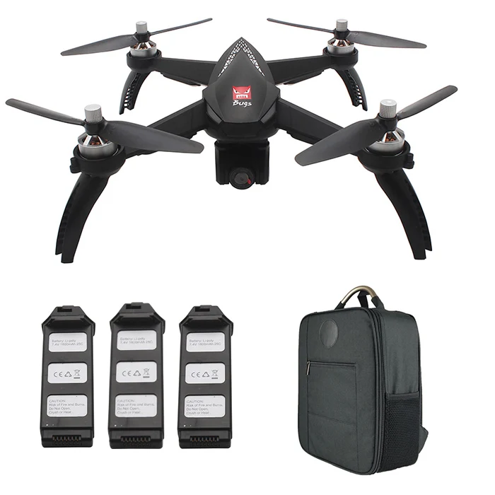 

MJX Bugs 5W B5W WiFi FPV 1080P Camera Drone Waypoints Altitude Hold One Key Follow Smart Remote Control RC Quadcopter