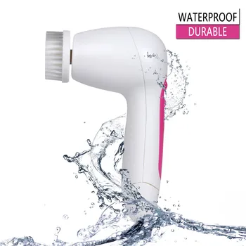 

5-1 Electrical Face Cleansing Brush CNAIER Antistress Waterproof Portable Sonic Rotation Massage SPA Facial Makeup Brush AE-805C