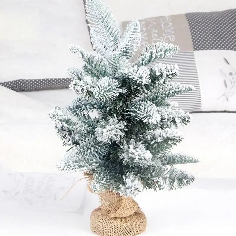 

New Christmas Snowflake Flocking Christmas Tree PVC Christmas Flocking Christmas Tree Decoration For Simulation Tree