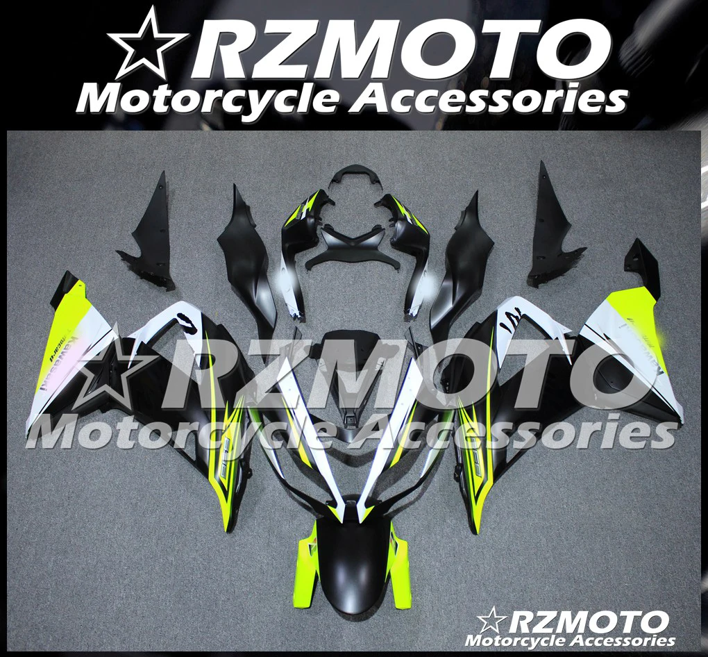 ABS обтекатель кузова комплект пригодный для Kawasaki Ninja ZX6R ZX6RR 13 14 15 16 17 18 ZX-6R ZX636 ZX 6R ZX6 R