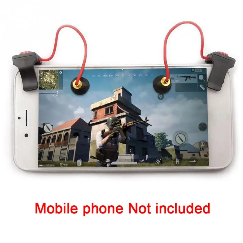 1 Pair Suction Cup Gamepad JoyStick Mobile Gaming Trigger Fire Button Accurate Controller Tablet Aim Key For PUBG L1R1 Shooter 1 Pair Suction Cup Gamepad JoyStick Mobile Gaming Trigger Fire Button Accurate Controller Tablet Aim Key For PUBG L1R1 Shooter