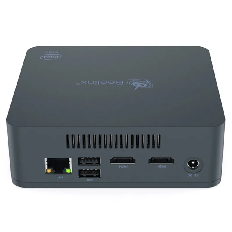 Beelink U55 Мини ПК Intel Core I3 Intel HD graphics 5500 Windows 10 Мини ПК ТВ коробка 2,4G& 5,8G WiFi 1000M USB3.0 BT4.0 телеприставка