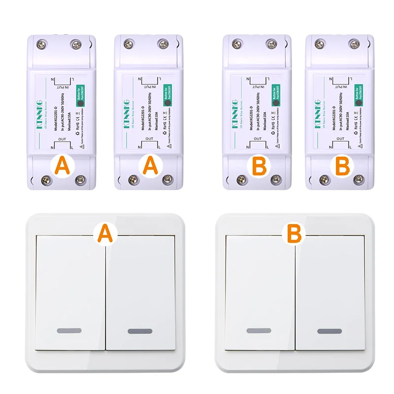 

Wireless Remote Control Switch AC 220V Receiver Wall Panel Remote Transmitter Hall Bedroom Ceiling Lights Wall Lamps Wireless TX