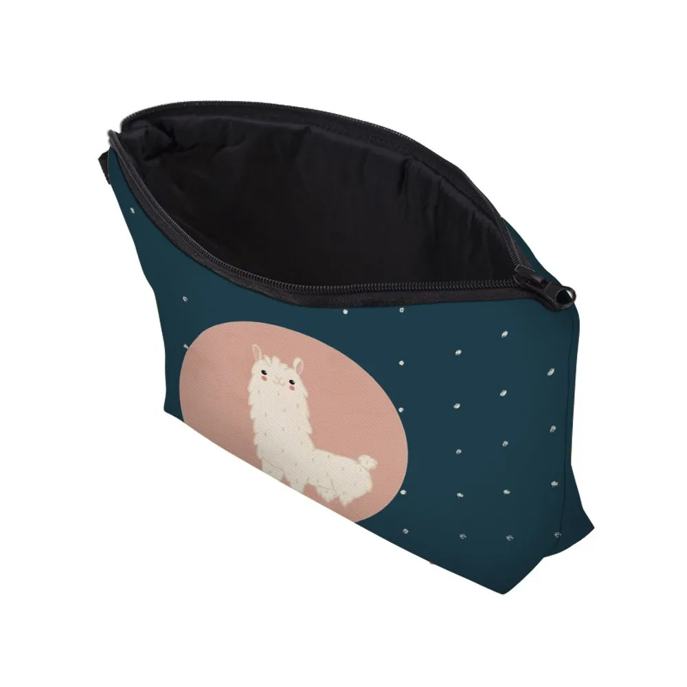 Deanfun للماء اللاما التجميل حقيبة دائم الألبكة منظم حقيبة الماكياج Necessaire هدية 51372 #