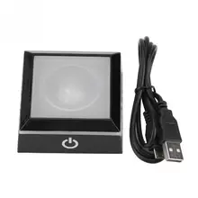 3D светодиодный свет базы 2.8x1.2in Дисплей стоять многоцветный для кристалл стеклянный Декор Высокое качество зарядка через usb