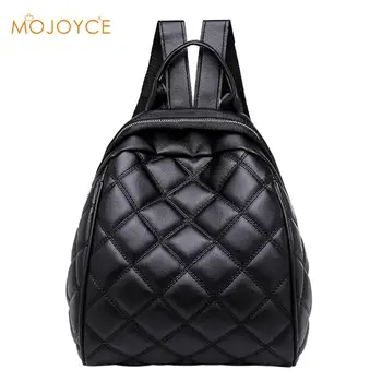 

2019 New Diamond Lattice Women Mini PU Leather Backpack Casual Travel School Shoulder Bags For Teenagers Girls Mochila Feminina