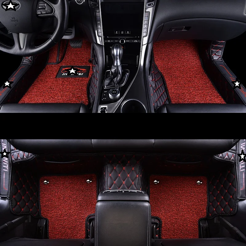 

Auto Decoration Accessories Protector Styling Modification Accessory Mouldings Parts Carpet Car Floor Mats FOR Infiniti Q50L