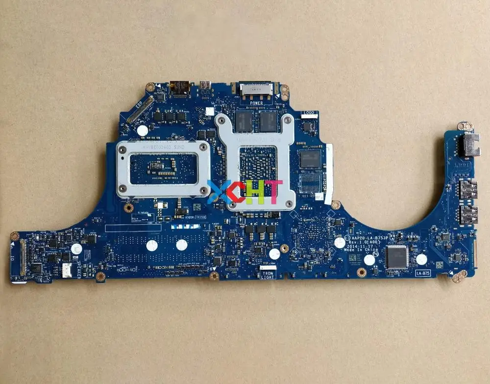 لديل من Alienware 17 R2 K9HJP 0K9HJP CN-0K9HJP i7-4710HQ AAP20 LA-B753P N16E-GT-A1 محمول اللوحة اللوحة اختبار