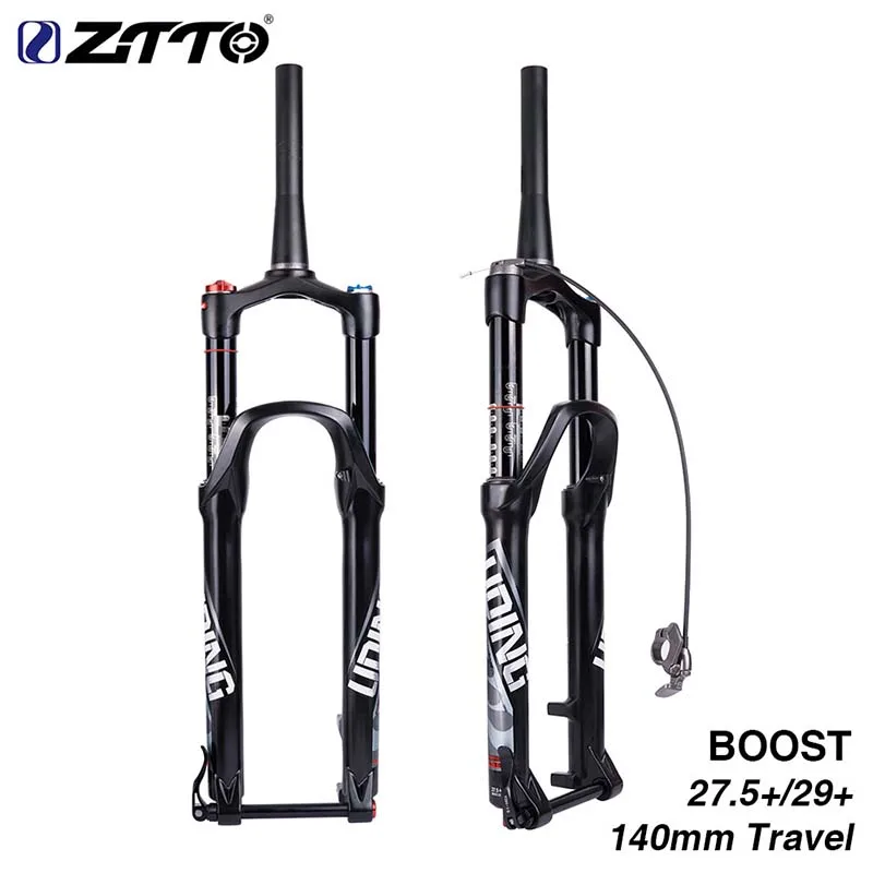 Велосипедная пневматическая подвеска ZTTO 32 RL BOOST 140 мм 29 27 5 Plus 110 110*15 замок