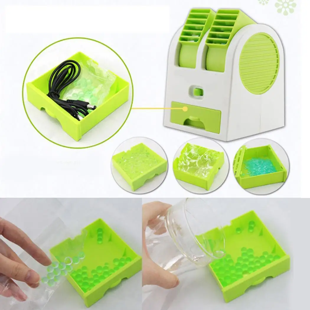 

Mini USB Rechargeable Battery Fan Operated Desktop Air Conditioner Cooling Fan light weight and durable Desktop Computer