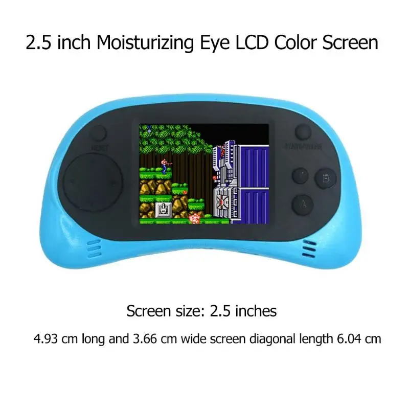 COOLBABY RS-8A 2,5 дюймов 8 бит Мини Портативный игровой плеер встроенный 260 видов классических детских игр Ретро Карманная игровая консоль