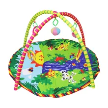 Детский игровой коврик для занятий в тренажерном зале, коврик для игр с изображением Льва и солнца, одеяло для ползания, кронштейн для фитнеса, коврик для ползания, детский От 0 до 12 лет