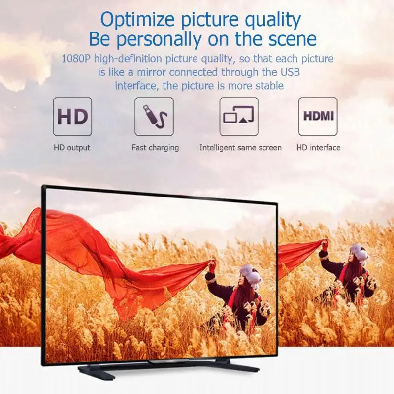 Беспроводной адаптер Bluetooth TV Mirascreen Anycast HDMI Wi Fi передатчик дисплей с USB