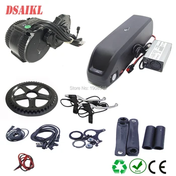 

Free shipping Ebike big hailong battery pack 48V 17.5Ah with 8fun BBS02B BBSHD 48V 750W 1000W mid-drive central motor kit
