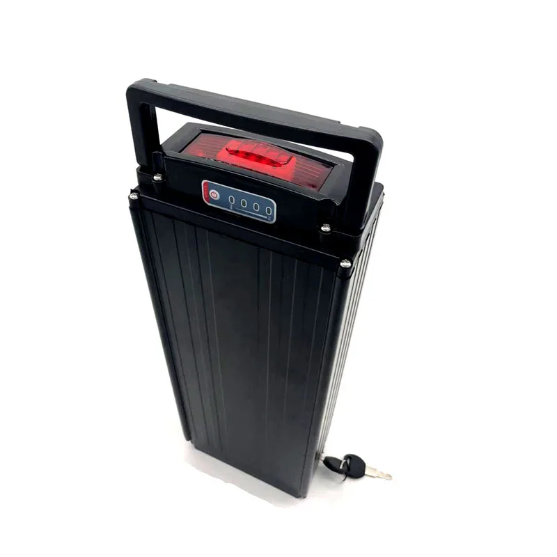 

SWORDS FOX 48V 25AH e bike battery for Sanyo 3500mah cell 48V 1000W 30A BMS fatbike battery battery with tail light