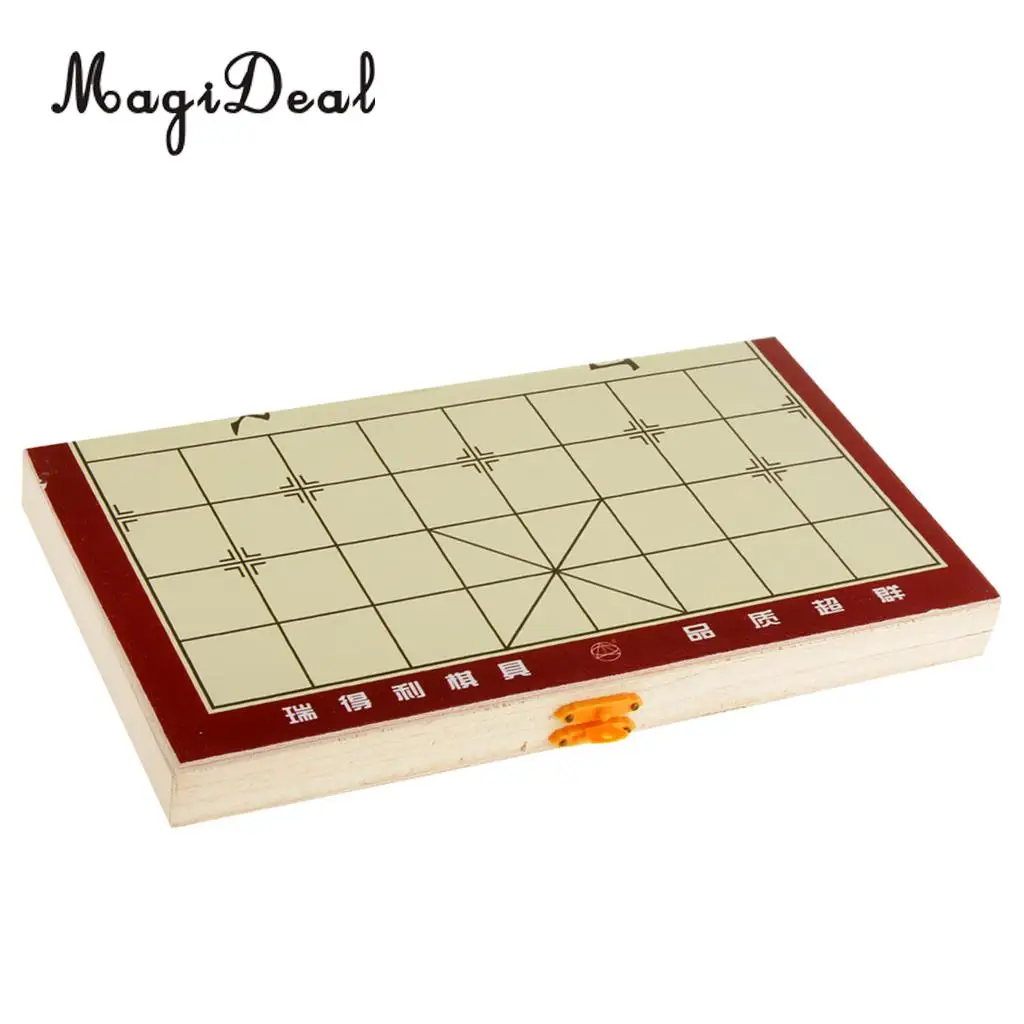

Portable Xiangqi Chinese Chess Set Board Chess Game Family Educational Game Great Gifts Puzzle Home Travel Toy for Friends Kids