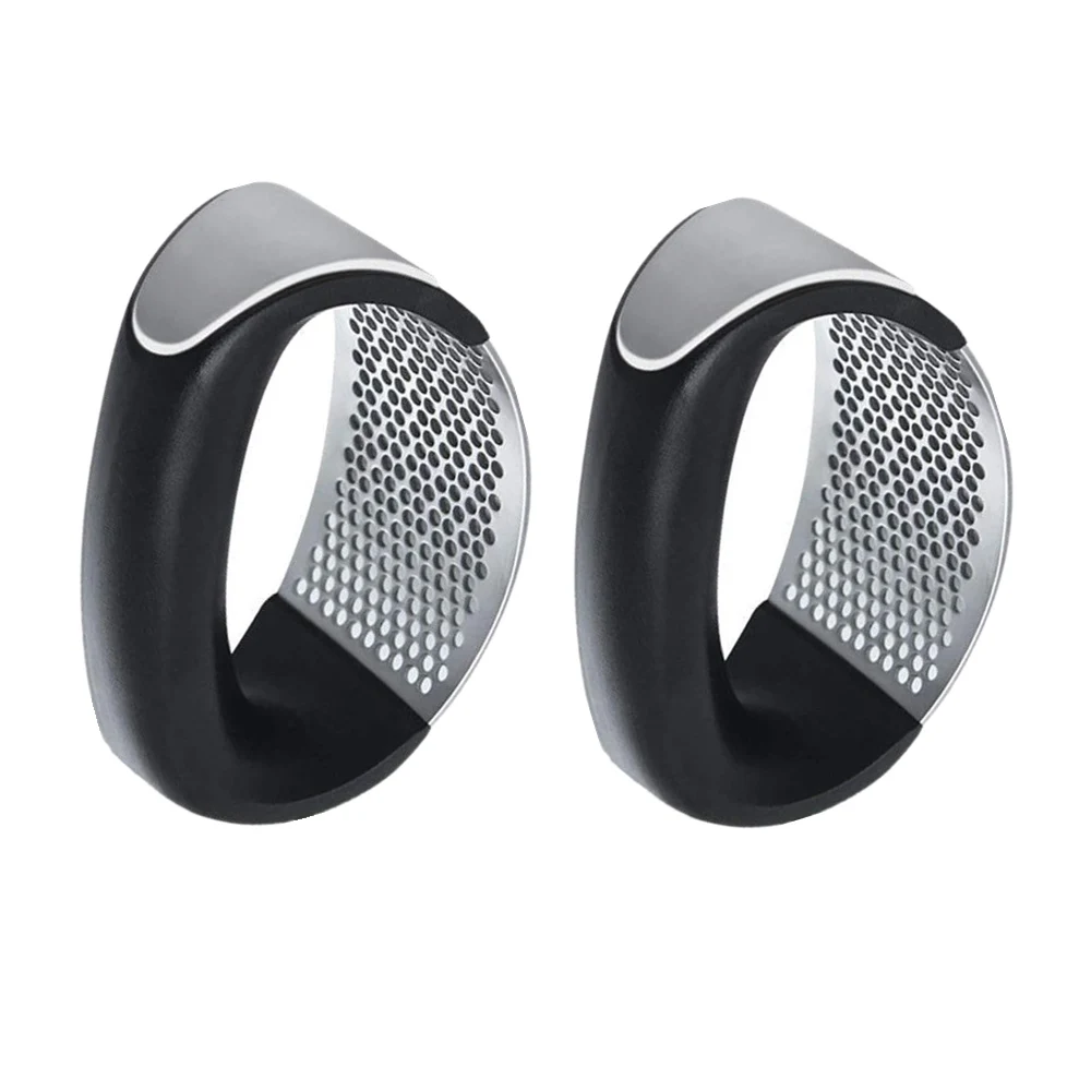 

2pcs Stainless Steel Mincer Garlic Grinding Slicer Press Ginger Crusher Cutter Cooking Tools Gadgets Kitchen Accessories