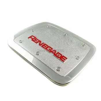 

For Jeep Renegade 2014-2017 2018 ABS Chrome Fuel Cap Gas Tank Cover Gas Cap Cover Protector Trim Sticker Car Styling Accessories