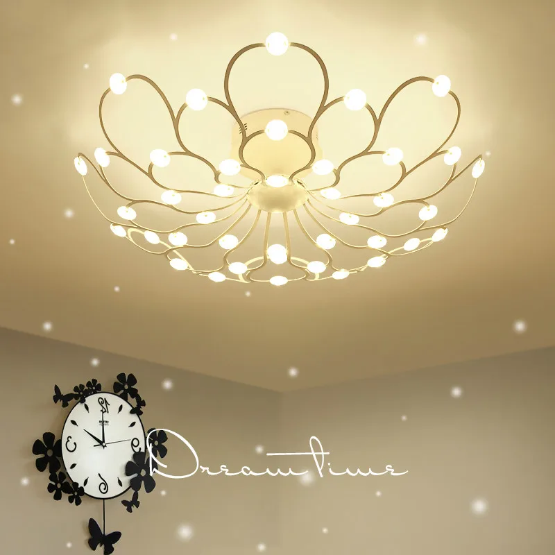 

Nordic Chrome Metal Led Ceiling Lights Lustre Acrylic Stars Dining Room Led Ceiling Lamp Living Room Led Ceiling Light Fixtures