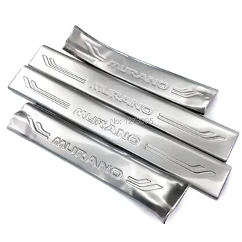 

For Nissan Murano Z52 2015-2019 2020 Stainless Interior Door Sill Scuff Kick Plate Protector Trim Cover Car Styling Accessories