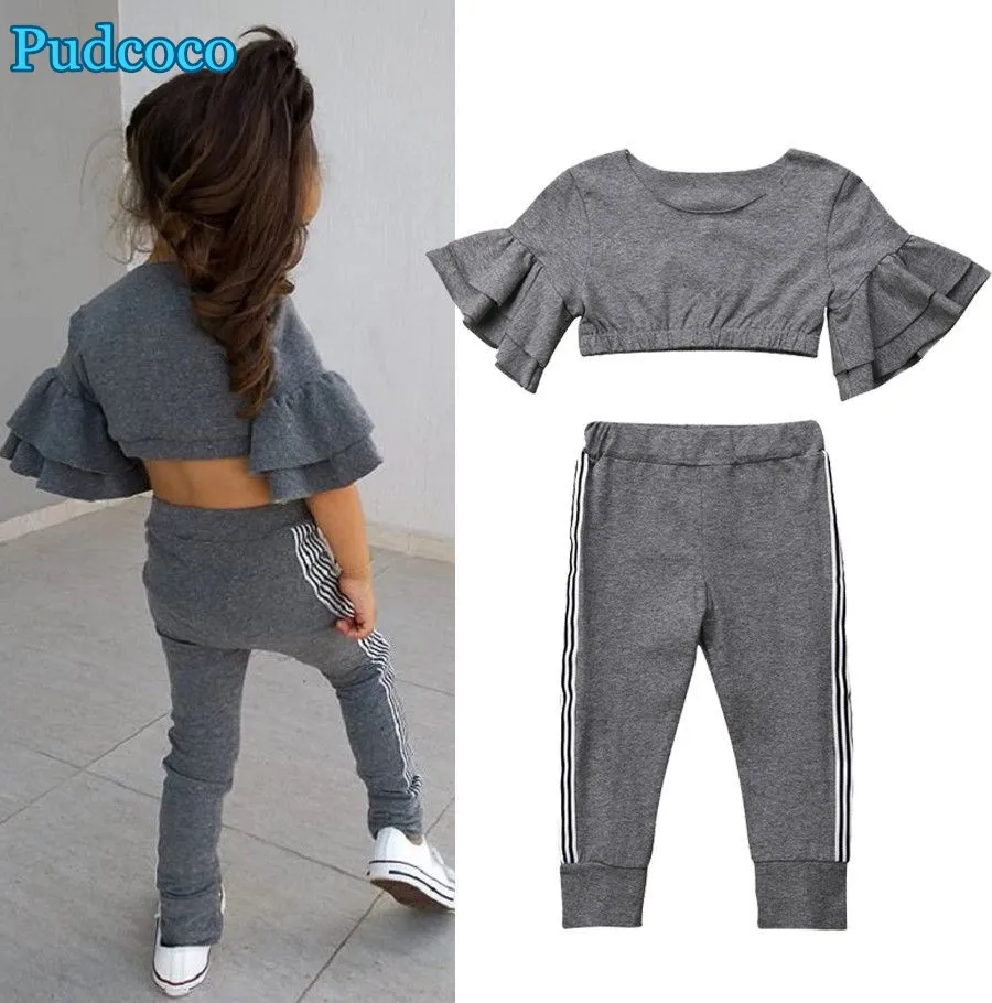 

Pudcoco 2019 Brand New Kids Baby Girls Slim Fit Tops Pants Leggings Autumn Outfits Set Clothes