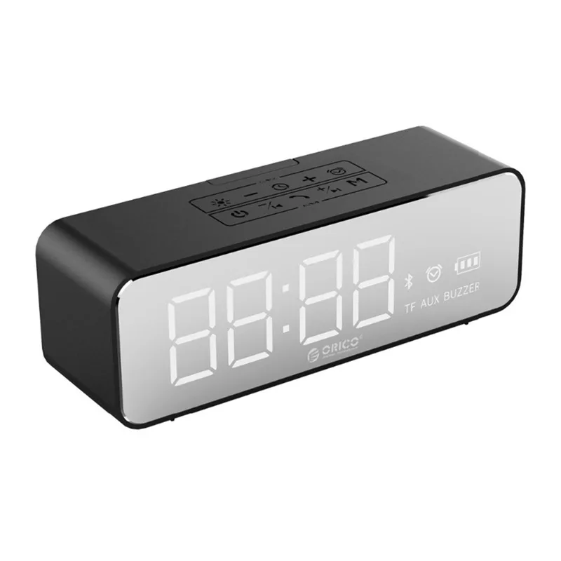 

Orico Portable Wireless Bluetooth 4.2 Der Speaker With Alarm Clock Lde Display Screen Music Surround Outdoor Stereo Sound Wate