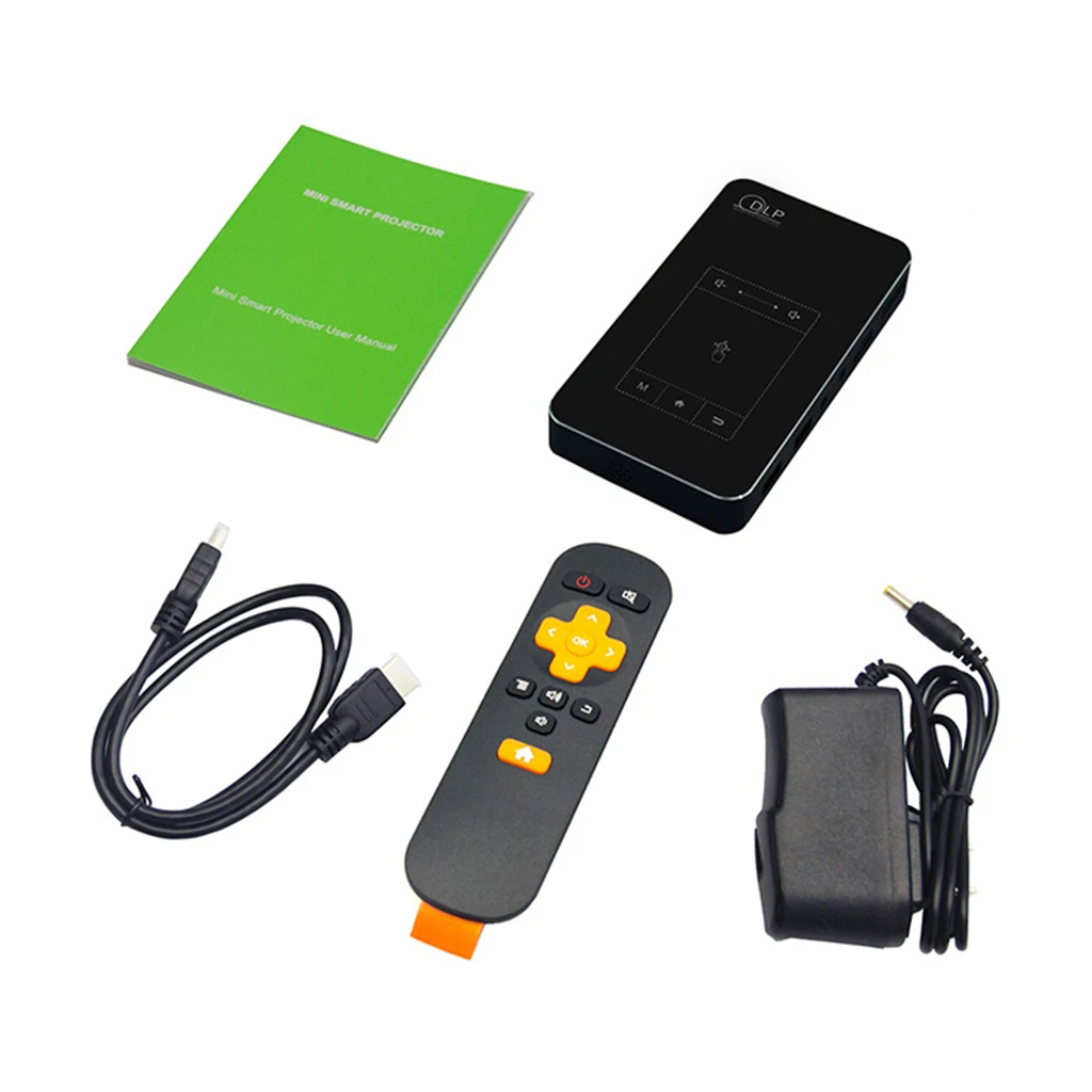 DLP проектор T18 WiFi Android 7,1 Bluetooth Pico Карманный HDMI Поддержка 4K 1080P Мини 32G мини-проектор DLP проектор T18 WiFi Android 7,1 Bluetooth Pico Карманный HDMI Поддержка 4K 1080P Мини 32G мини-проектор