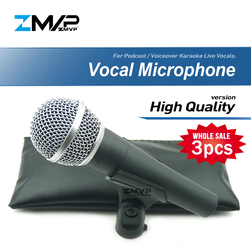 3pcs/lots High Quality Version S 58 LC Wired Microphone Live Vocals