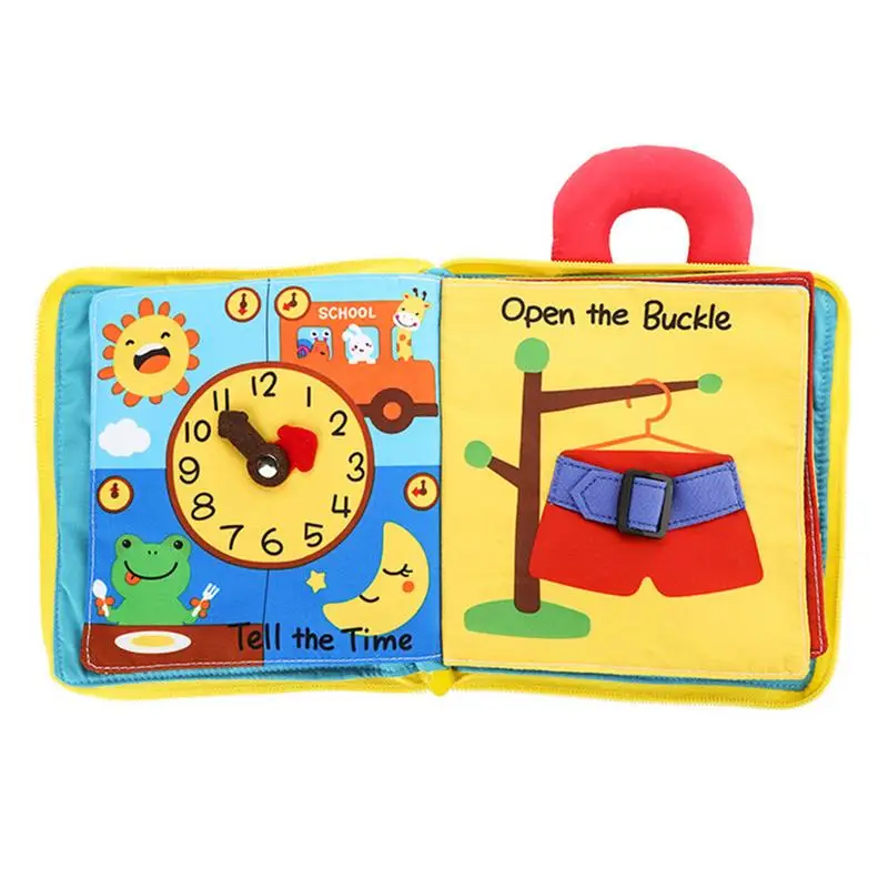 

Soft Books Infant Early Cognitive Development My Quiet Bookes Baby Goodnight Educational Unfolding Cloth Book Activity Book