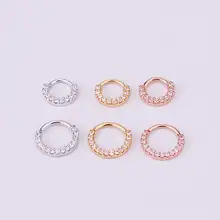 DreamBell ювелирные изделия для пирсинга, маленькие кольца, стразы для носа, кольцо для пирсинга, серебряное кольцо для уха, ювелирные изделия для тела