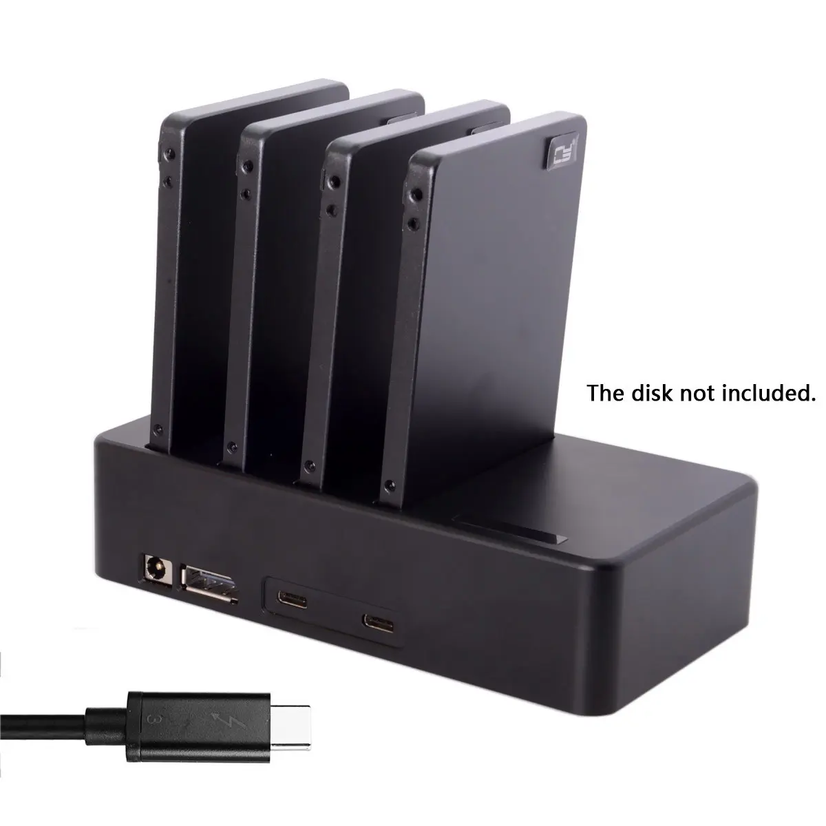 

CY Thunderbolt 3 to 4 SATA 6Gbps HDD SSD Hard Disk Raid Docking Convert Case Cartridge