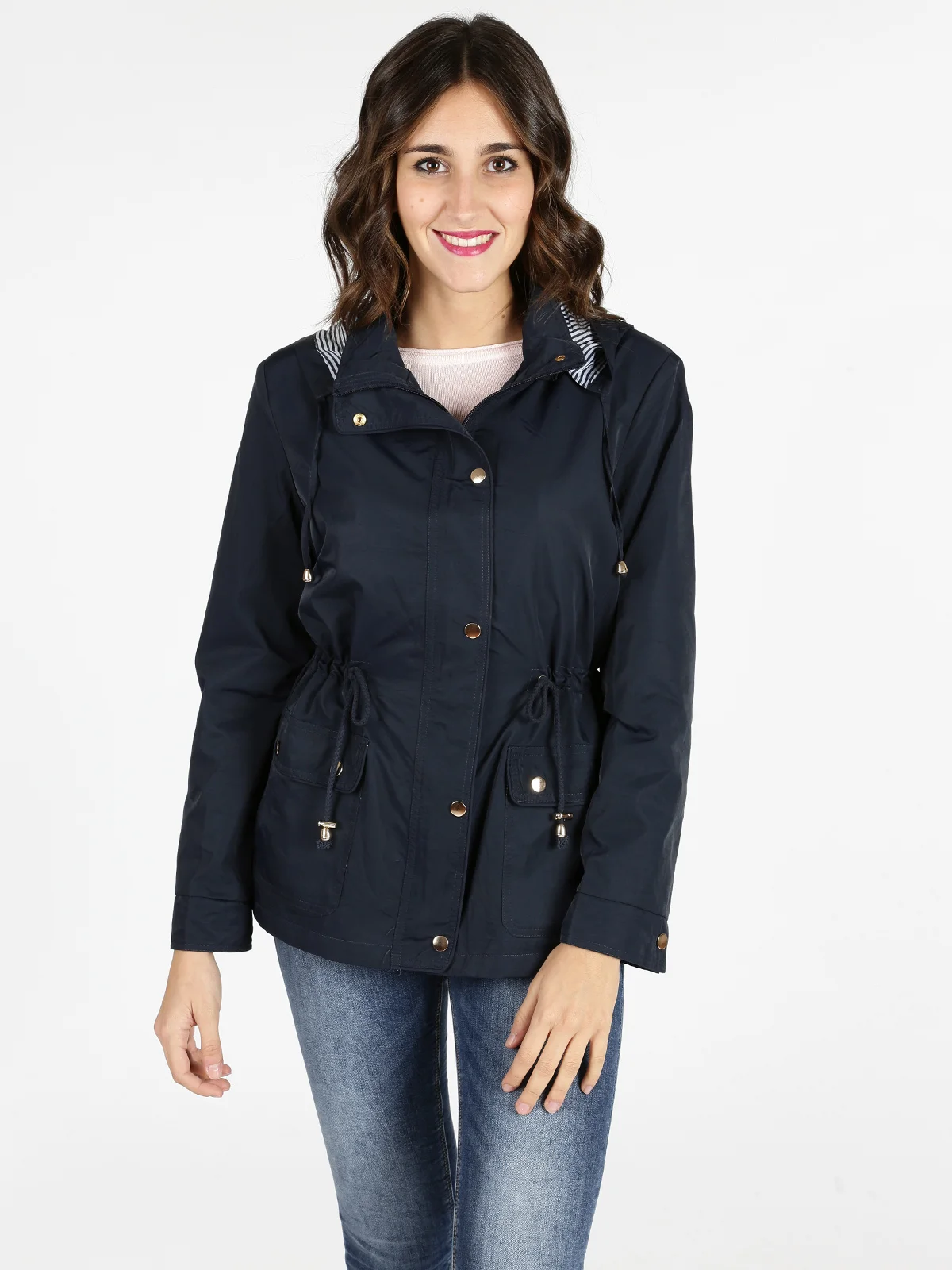 Spring jacket hooded-in Basic Jackets from Women's Clothing on ...