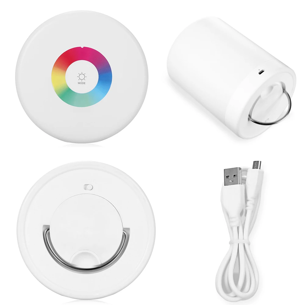 Rechargeable Smart LED Touch Control Night Light Induction Dimmer Intelligent Bedside Lamp Dimmable - 32949228243