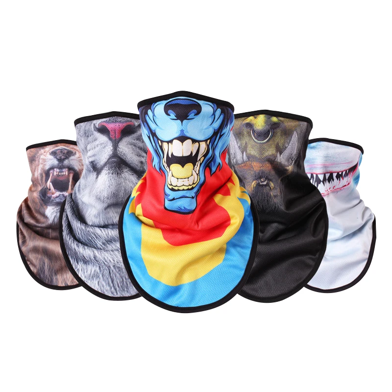 cheap Cycling Face Masks Waterproof Magic Headband Outdoor Neck Warmer Cycling Bike Bicycle Riding Face Mask Head Scarf Scarves Bandan