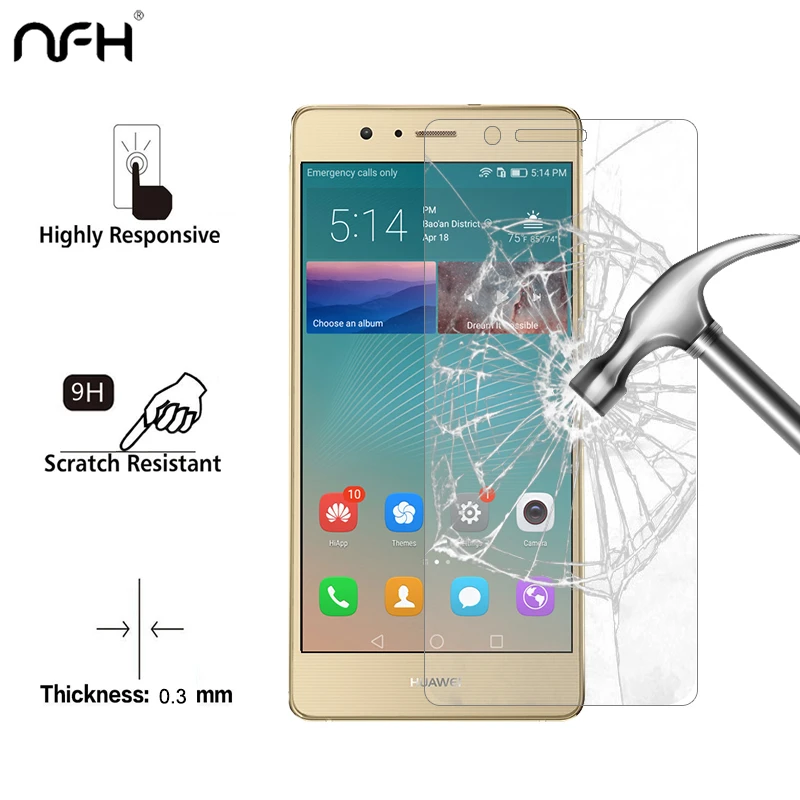 

NFH 9H 0.26mm Tempered Glass For HUAWEI P9 Lite P 9Lite HD Film on P9 Lite 2.5D Anti-fingerprint For HUAWEI P9Lite P9 Glass 5PCS