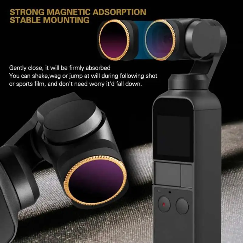 

CPL ND-PL ND-X Neutral Density Camera Lens Filter Set for DJI OSMO Pocket Handheld Gimbal OP-FI370, OP-FI369, OP-FI368