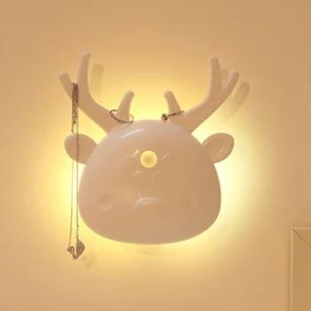 

Cartoon Night Light Deer Led Usb Night Light Ir Motion Sensor Wall Lights Auto On/off For Pathway Staircase Wall Fridge