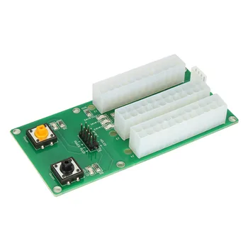 

Dual Triple Multiple Relay Adapter Link Extender Cable 3*24Pin Power Supply Board Connector for Bitcoin Ethereum Mining