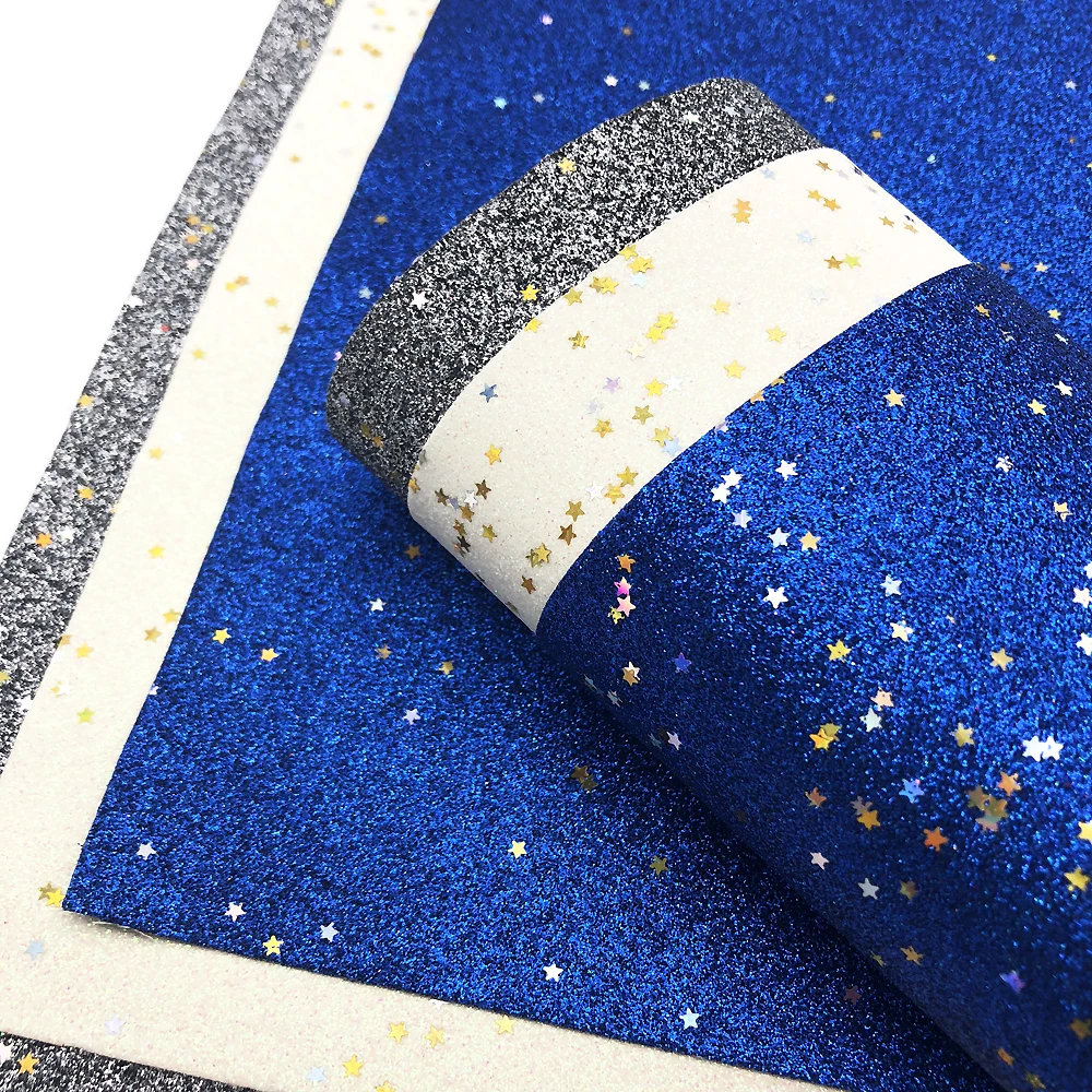 

David accessories 20*34cm Sequins glitter faux artificial Synthetic leather fabric hair bow diy decoration crafts 1piece,1Yc4123